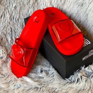 Love Moschino Clear Slides